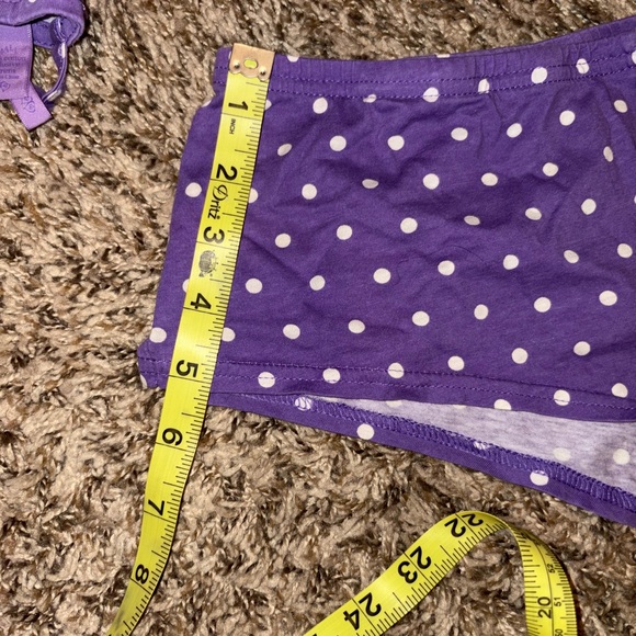 Victoria Secret purple and white  polka-dot pajama set - Picture 3 of 6